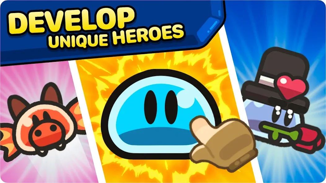 Legend of Slime: Idle RPG War мод на Андроид: Безлимитные монеты и алмазы — скриншот 1 Legend of Slime: Idle RPG War мод на Андроид: Безлимитные монеты и алмазы — скриншот 1
