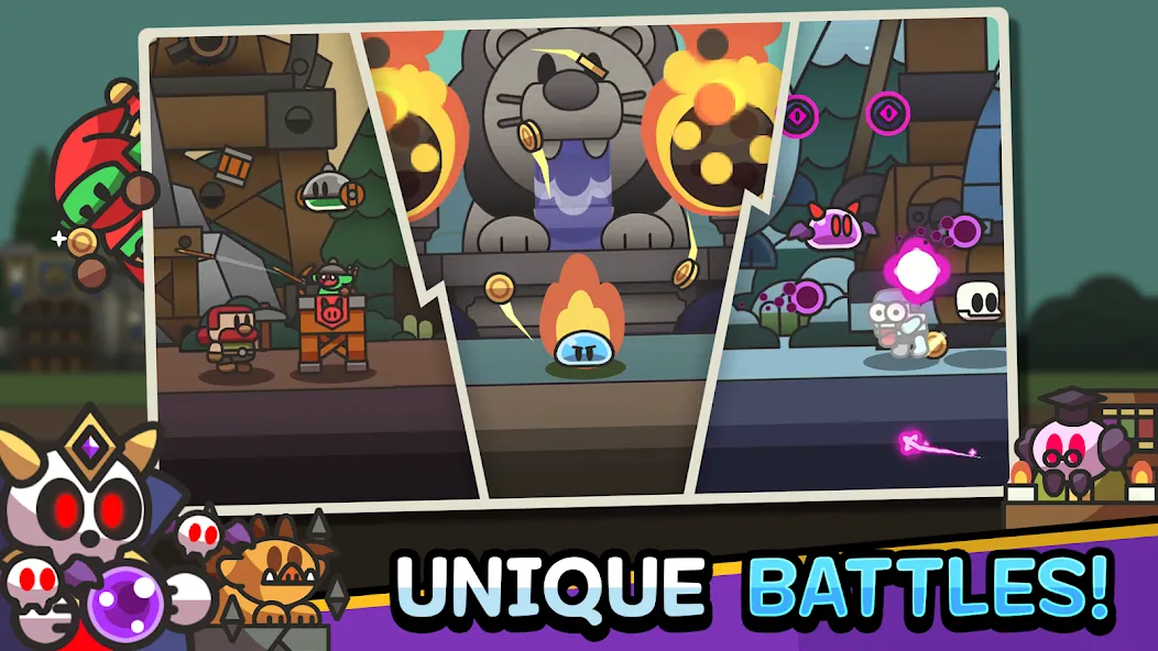 Slime Quest бесплатно на Андроид — мод: Безлимитные монеты и разблокированы уровни — скриншот 1