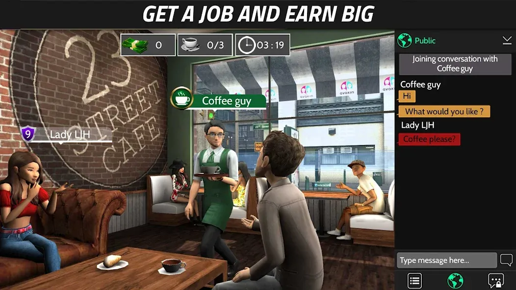 Avakin Life - 3D Virtual World бесплатно на Андроид — мод: Безлимитные монеты и премиум-объекты — скриншот 4