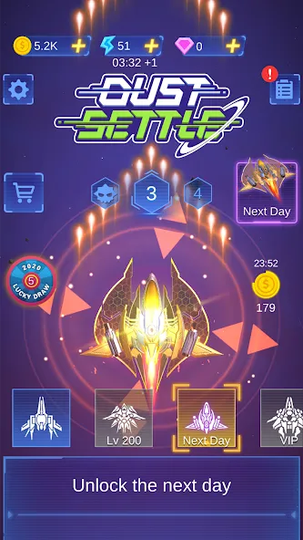 Dust Settle 3D - Galaxy Attack (Мод: Безлимитные деньги и оружие) — скачать на Андроид — скриншот 4 Dust Settle 3D - Galaxy Attack (Мод: Безлимитные деньги и оружие) — скачать на Андроид — скриншот 4
