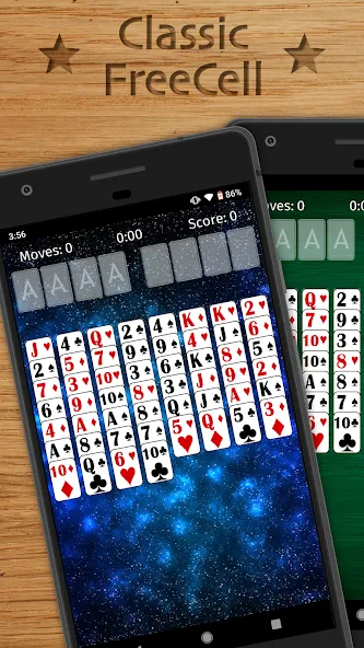 FreeCell Solitaire Classic MOD APK: Без рекламы и подсказок — скриншот 1 FreeCell Solitaire Classic MOD APK: Без рекламы и подсказок — скриншот 1