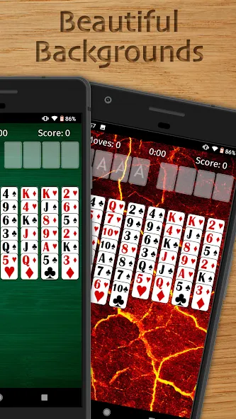 FreeCell Solitaire Classic MOD APK: Без рекламы и подсказок — скриншот 2 FreeCell Solitaire Classic MOD APK: Без рекламы и подсказок — скриншот 2