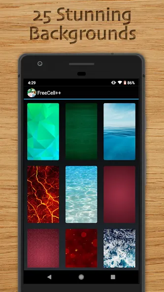 FreeCell Solitaire Classic MOD APK: Без рекламы и подсказок — скриншот 3 FreeCell Solitaire Classic MOD APK: Без рекламы и подсказок — скриншот 3