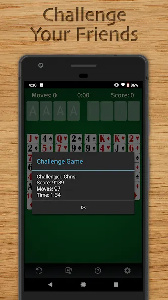 FreeCell Solitaire Classic MOD APK: Без рекламы и подсказок — скриншот 4 FreeCell Solitaire Classic MOD APK: Без рекламы и подсказок — скриншот 4