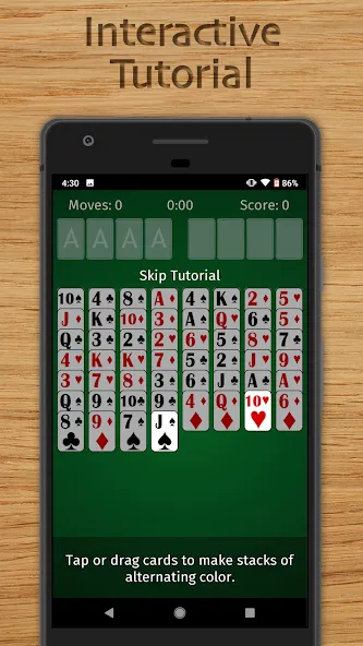 FreeCell Solitaire Classic MOD APK: Без рекламы и подсказок — скриншот 5 FreeCell Solitaire Classic MOD APK: Без рекламы и подсказок — скриншот 5