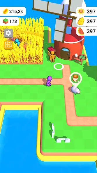 Мод Farm Land - Farming life game — Безлимитные монеты и ресурсы, скачать APK — скриншот 1 Мод Farm Land - Farming life game — Безлимитные монеты и ресурсы, скачать APK — скриншот 1