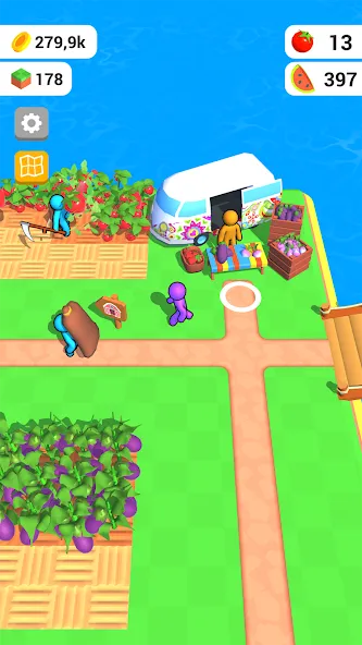 Мод Farm Land - Farming life game — Безлимитные монеты и ресурсы, скачать APK — скриншот 2 Мод Farm Land - Farming life game — Безлимитные монеты и ресурсы, скачать APK — скриншот 2