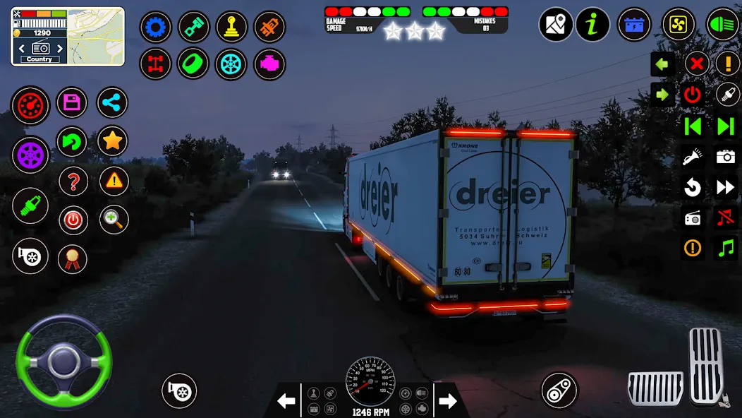City Truck Simulator 2023 мод на Андроид: Безлимитные деньги и топливо — скриншот 3 City Truck Simulator 2023 мод на Андроид: Безлимитные деньги и топливо — скриншот 3