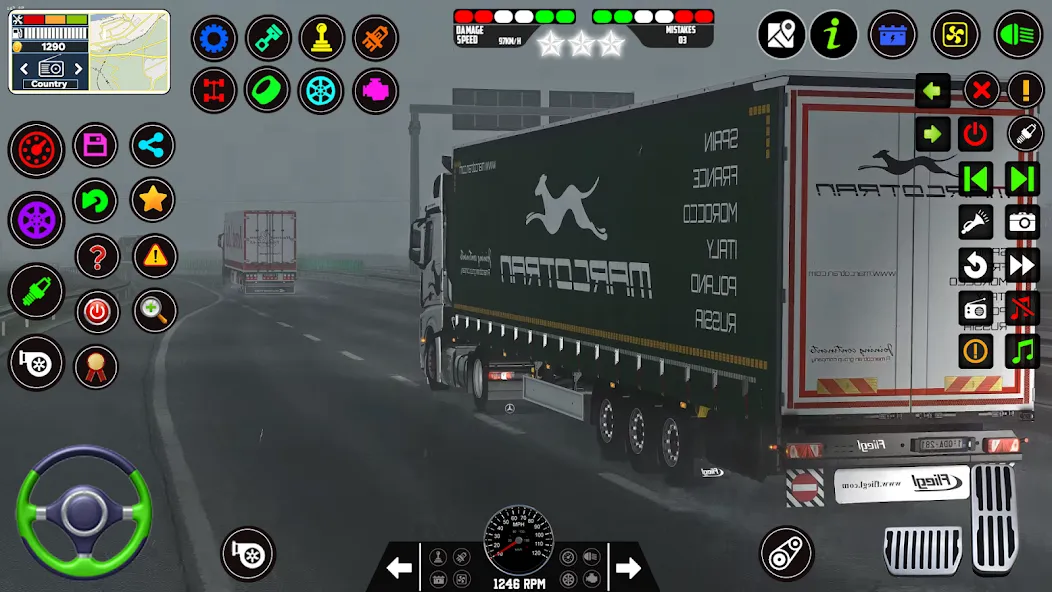 City Truck Simulator 2023 мод на Андроид: Безлимитные деньги и топливо — скриншот 5 City Truck Simulator 2023 мод на Андроид: Безлимитные деньги и топливо — скриншот 5