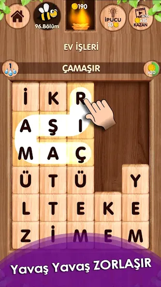 Düşen! Kelime Oyunu (Мод: Безлимитные подсказки и жизни) — скачать на Андроид — скриншот 4