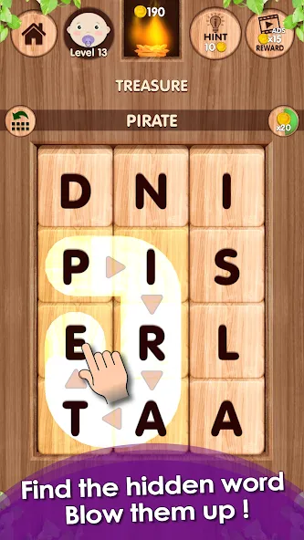 Falling Word Games - Addictive — последняя версия с модом (Открыты все уровни и подсказки) — скриншот 1 Falling Word Games - Addictive — последняя версия с модом (Открыты все уровни и подсказки) — скриншот 1