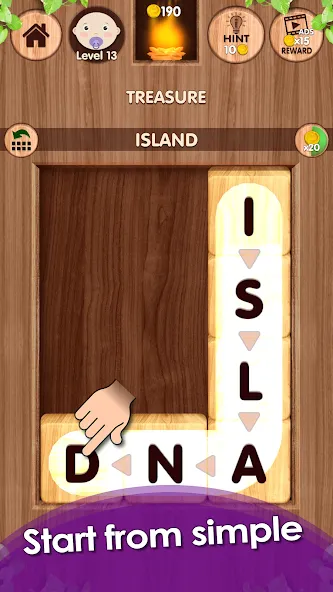 Falling Word Games - Addictive — последняя версия с модом (Открыты все уровни и подсказки) — скриншот 3 Falling Word Games - Addictive — последняя версия с модом (Открыты все уровни и подсказки) — скриншот 3