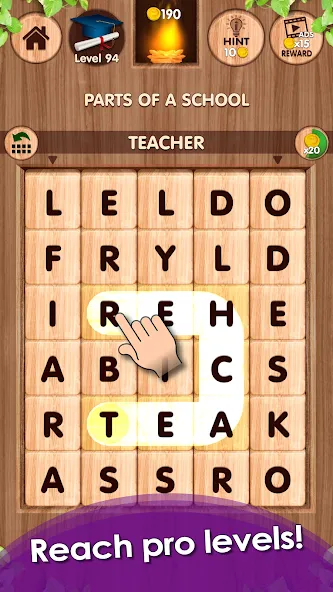 Falling Word Games - Addictive — последняя версия с модом (Открыты все уровни и подсказки) — скриншот 4 Falling Word Games - Addictive — последняя версия с модом (Открыты все уровни и подсказки) — скриншот 4