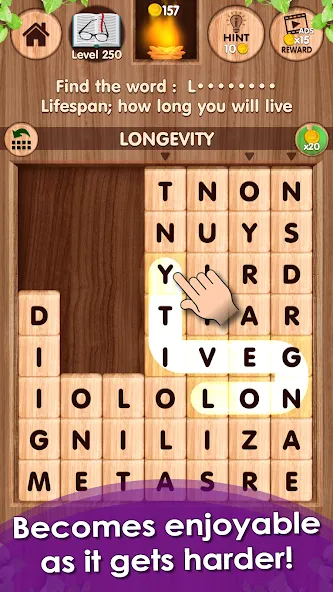 Falling Word Games - Addictive — последняя версия с модом (Открыты все уровни и подсказки) — скриншот 5 Falling Word Games - Addictive — последняя версия с модом (Открыты все уровни и подсказки) — скриншот 5