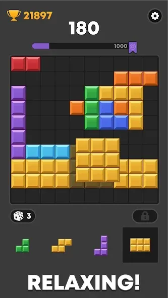 Block Mania - Block Puzzle — Безлимитные монеты и подсказки, скачать мод APK — скриншот 1