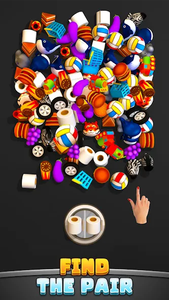 Match 3D -Matching Puzzle Game — Безлимитные подсказки и монеты, скачать мод APK — скриншот 2