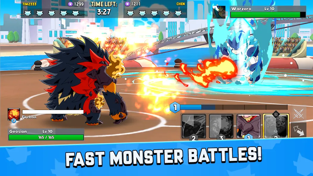 Мод Monster Masters — Безлимитные деньги и редкие монстры, скачать APK — скриншот 1 Мод Monster Masters — Безлимитные деньги и редкие монстры, скачать APK — скриншот 1