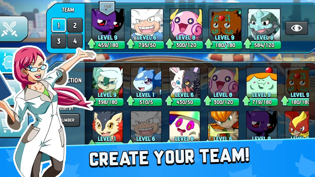 Мод Monster Masters — Безлимитные деньги и редкие монстры, скачать APK — скриншот 3 Мод Monster Masters — Безлимитные деньги и редкие монстры, скачать APK — скриншот 3