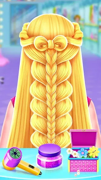Braided Hair Salon Girls Games MOD APK: Безлимитные деньги и всё открыто — скриншот 1 Braided Hair Salon Girls Games MOD APK: Безлимитные деньги и всё открыто — скриншот 1