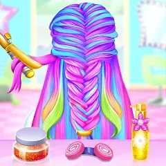 Braided Hair Salon Girls Games MOD APK: Безлимитные деньги и всё открыто