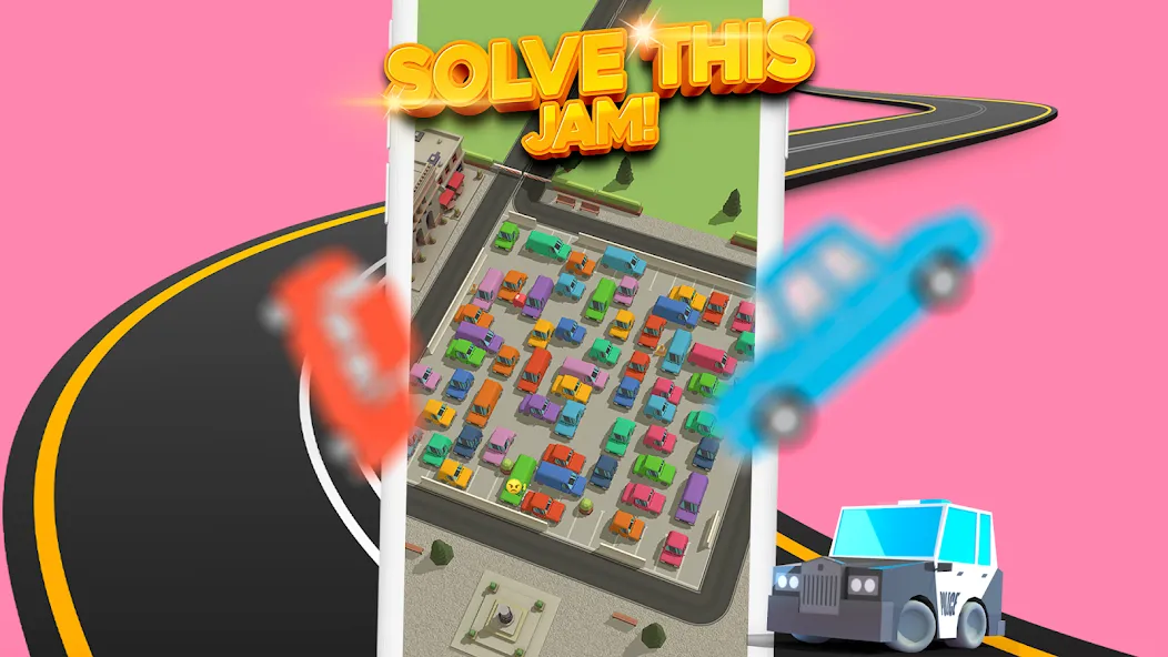 Parking Jam 3D бесплатно на Андроид — мод: Без рекламы и все машины открыты — скриншот 5