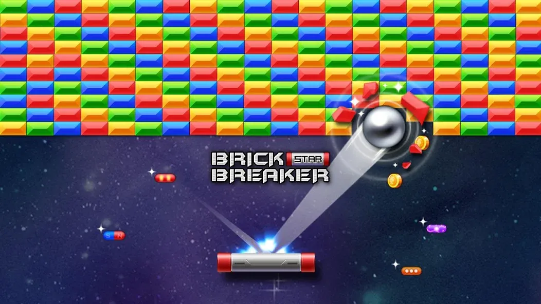 Скачать Brick Breaker Star: Space King Mod APK — Без рекламы и бесконечные жизни — скриншот 1 Скачать Brick Breaker Star: Space King Mod APK — Без рекламы и бесконечные жизни — скриншот 1