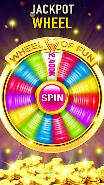 Скачать Slots Cash:Vegas Slot Machines Mod APK — Безлимитные монеты и джекпоты — скриншот 5