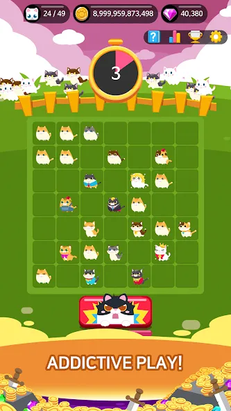 Battle Cat Hero — Безлимитные монеты и усиленный урон, скачать мод APK — скриншот 4 Battle Cat Hero — Безлимитные монеты и усиленный урон, скачать мод APK — скриншот 4