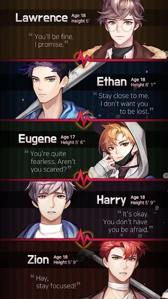 Скачать взлом Dangerous Fellows:Otome Dating — Безлимитные билеты и открыты все истории — скриншот 3 Скачать взлом Dangerous Fellows:Otome Dating — Безлимитные билеты и открыты все истории — скриншот 3