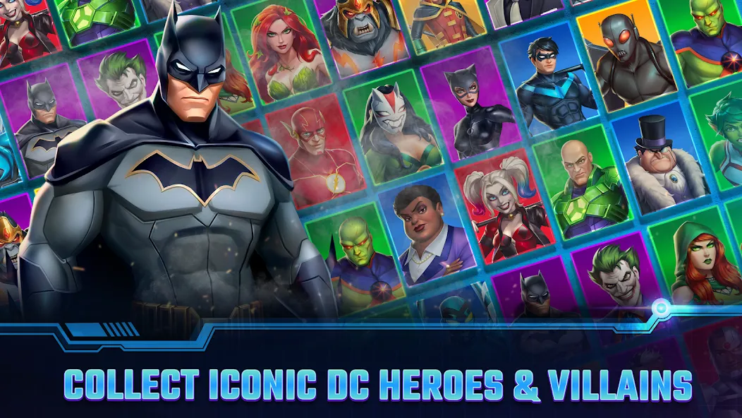 Мод DC Heroes & Villains: Match 3 — Безлимитные деньги и энергия, скачать APK — скриншот 1
