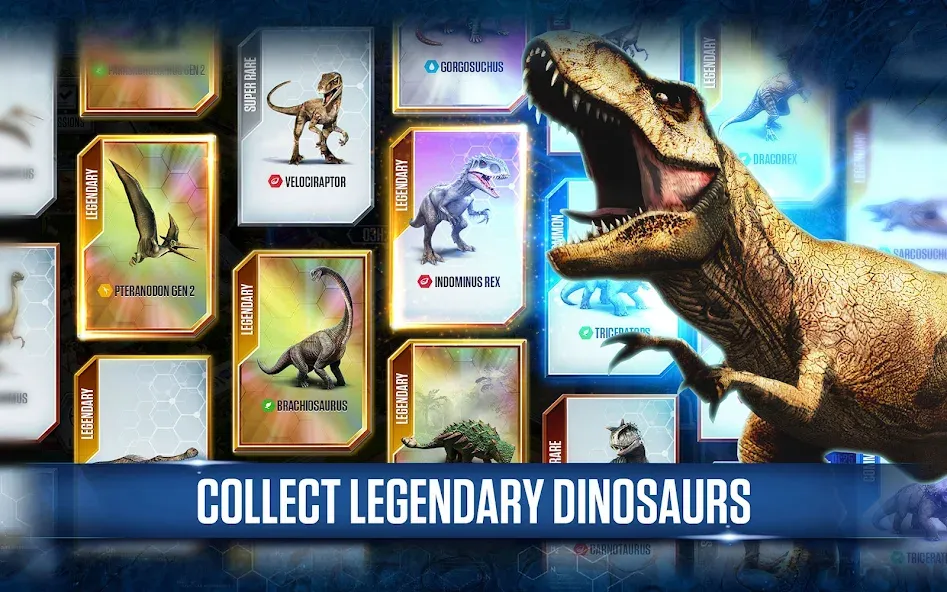 Скачать Jurassic World™: The Game Mod APK — Безлимитные деньги и динозавры — скриншот 4