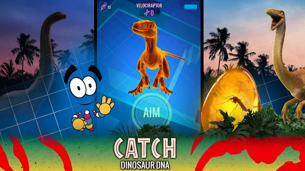 Мод Jurassic World Alive — Безлимитные ресурсы и открыты все динозавры, скачать APK — скриншот 3