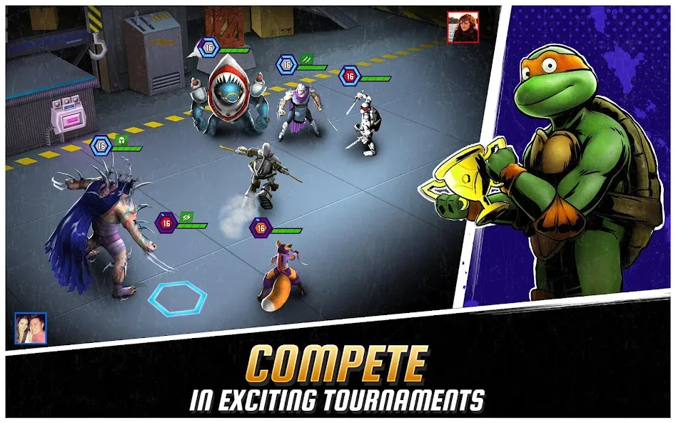 Скачать Ninja Turtles: Legends Mod APK — Безлимитные деньги и усиленные герои — скриншот 3