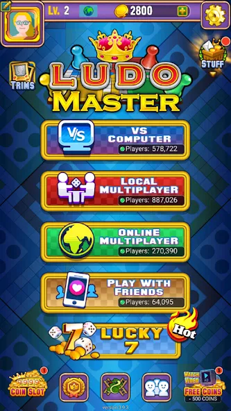 Скачать Ludo Master™ - Ludo Board Game на Андроид с модом — Безлимитные монеты и всё открыто — скриншот 4