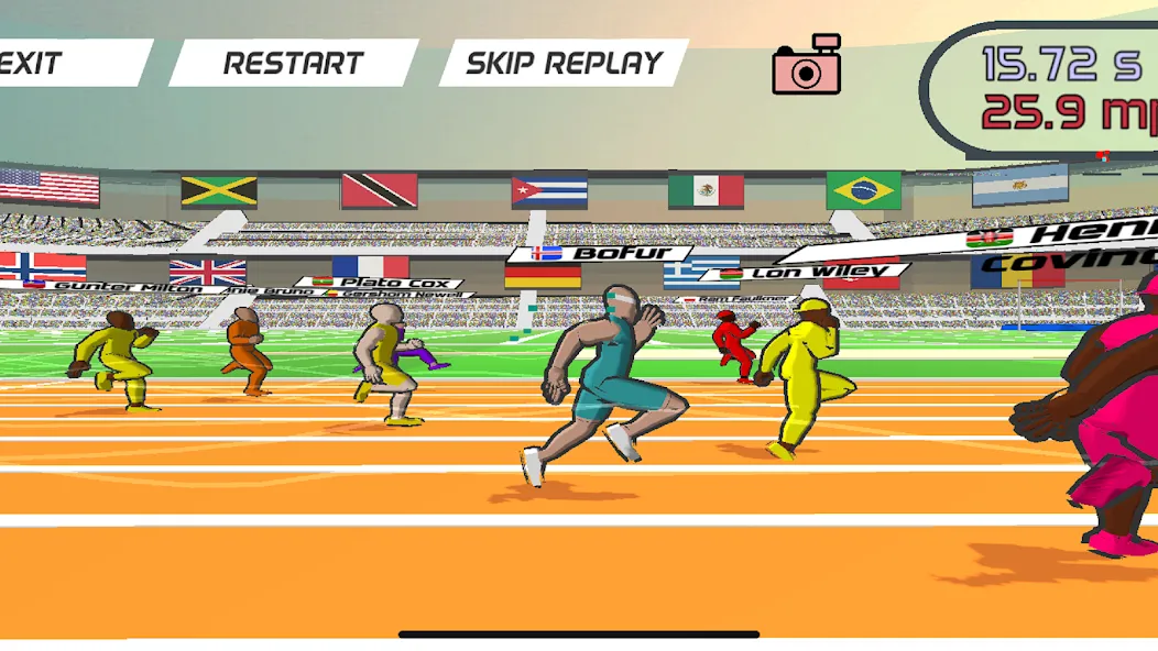 Speed Stars: Running Game взлом на Андроид — Безлимитные деньги и ускоренный бег — скриншот 1 Speed Stars: Running Game взлом на Андроид — Безлимитные деньги и ускоренный бег — скриншот 1