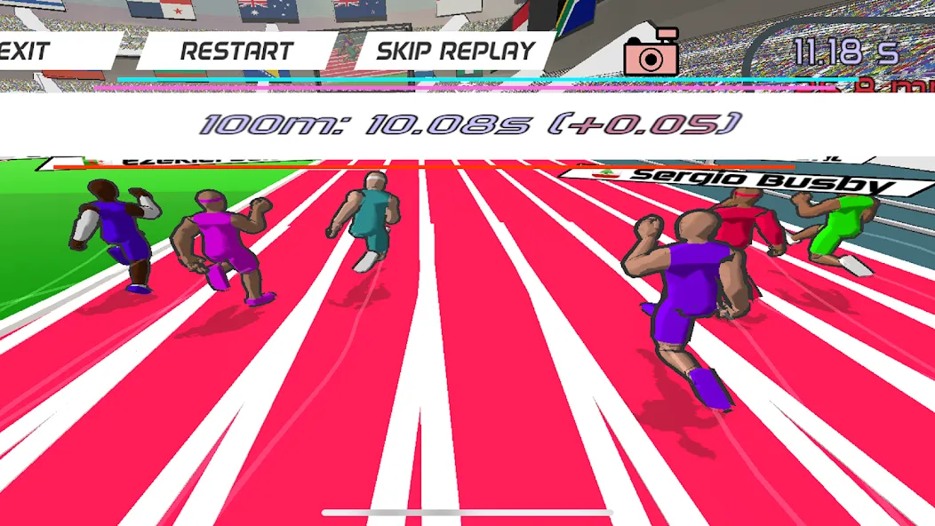 Speed Stars: Running Game взлом на Андроид — Безлимитные деньги и ускоренный бег — скриншот 2 Speed Stars: Running Game взлом на Андроид — Безлимитные деньги и ускоренный бег — скриншот 2