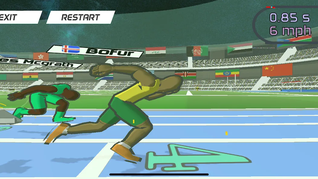 Speed Stars: Running Game взлом на Андроид — Безлимитные деньги и ускоренный бег — скриншот 3 Speed Stars: Running Game взлом на Андроид — Безлимитные деньги и ускоренный бег — скриншот 3