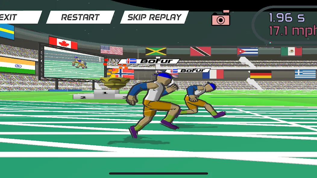 Speed Stars: Running Game взлом на Андроид — Безлимитные деньги и ускоренный бег — скриншот 4 Speed Stars: Running Game взлом на Андроид — Безлимитные деньги и ускоренный бег — скриншот 4