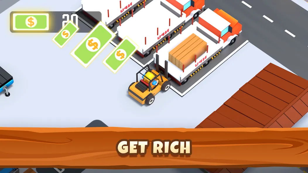 Мод Idle Lumber - Bedrijfs Magnate — Безлимитные деньги и ресурсы, скачать APK — скриншот 4 Мод Idle Lumber - Bedrijfs Magnate — Безлимитные деньги и ресурсы, скачать APK — скриншот 4