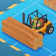 Мод Idle Lumber - Bedrijfs Magnate — Безлимитные деньги и ресурсы, скачать APK