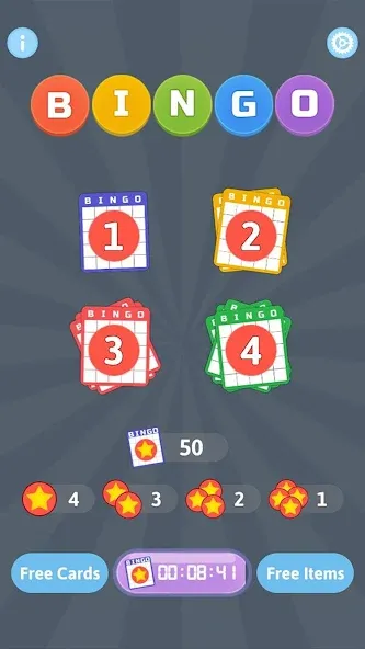 Bingo Mania - Light Bingo Game — взломанная версия, Безлимитные монеты и бонусы — скриншот 2