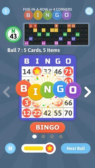 Bingo Mania - Light Bingo Game — взломанная версия, Безлимитные монеты и бонусы — скриншот 3
