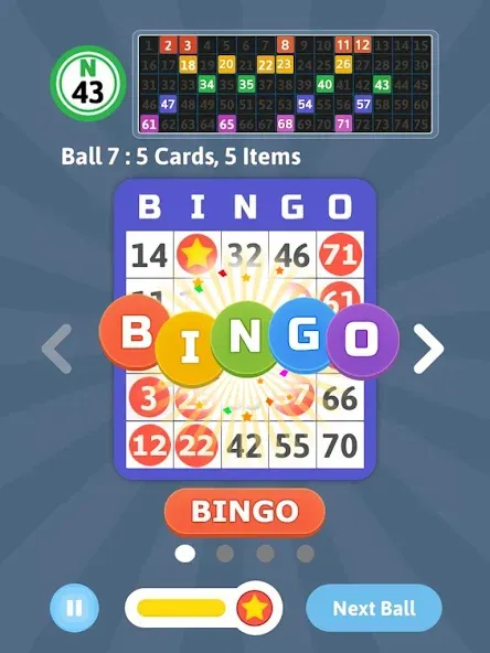Bingo Mania - Light Bingo Game — взломанная версия, Безлимитные монеты и бонусы — скриншот 5