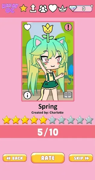 Rate My OC — взломанная версия, Оценка персонажей без ограничений — скриншот 3 Rate My OC — взломанная версия, Оценка персонажей без ограничений — скриншот 3