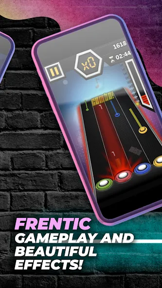 Скачать взлом Guitar Hero Game: EDM Music — Безлимитные деньги и все песни открыты — скриншот 3