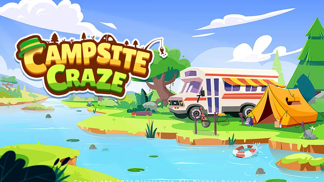 Campsite Craze: Puzzle Merge взлом APK — Безлимитные ресурсы и быстрый прогресс — скриншот 1