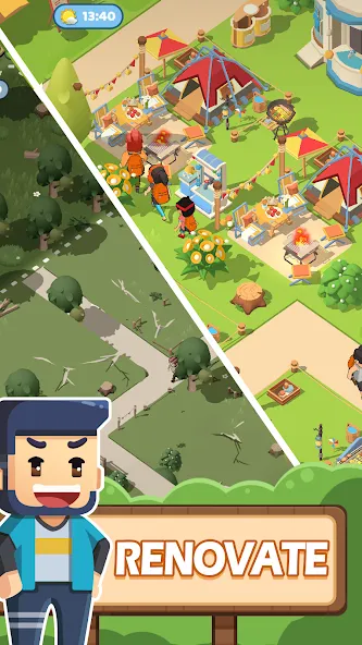 Campsite Craze: Puzzle Merge взлом APK — Безлимитные ресурсы и быстрый прогресс — скриншот 4