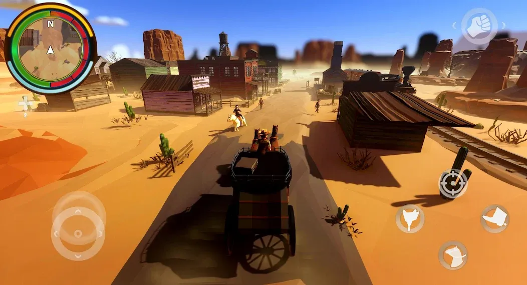 Скачать West Cowboy Western Polygon — Безлимитные деньги и все персонажи — скриншот 4 Скачать West Cowboy Western Polygon — Безлимитные деньги и все персонажи — скриншот 4