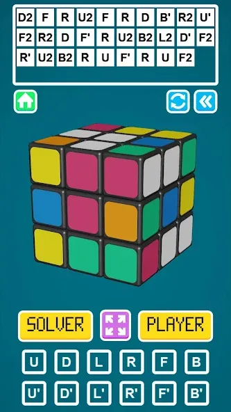 Magic Cube Solver взломанный APK — Подсказки доступны без ограничений — скриншот 4 Magic Cube Solver взломанный APK — Подсказки доступны без ограничений — скриншот 4