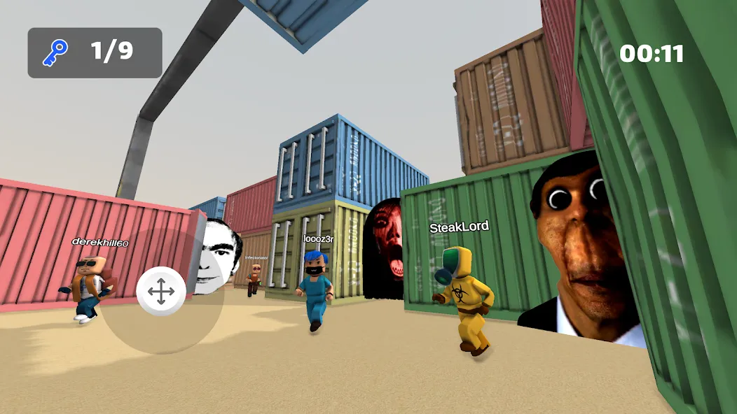 Nextbots: Obunga Chase Rooms взлом APK — Безлимитные жизни и открыты все комнаты — скриншот 5